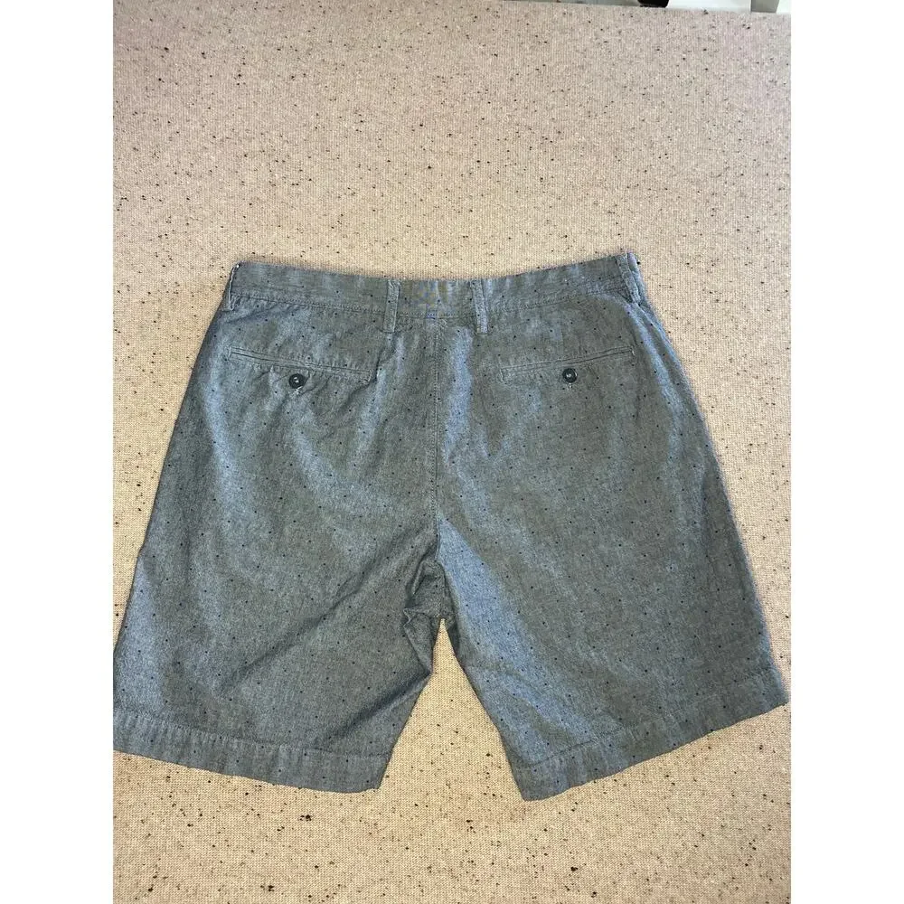 J.Crew Shorts Men's 33 Gray with Dots Preppy Academia Cotton